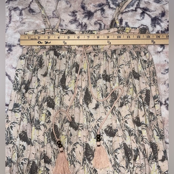 Free People Washed Sun Floral Smocked Tube Top Size XS - Picture 6 of 9